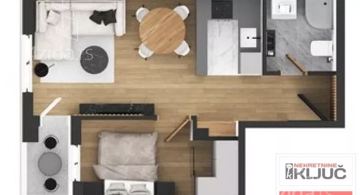 Dvosoban stan | 4zida