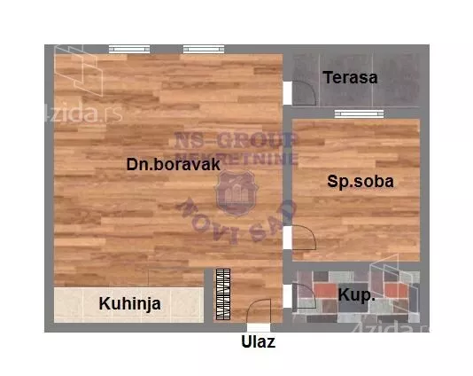 Jednoiposoban stan | 4zida