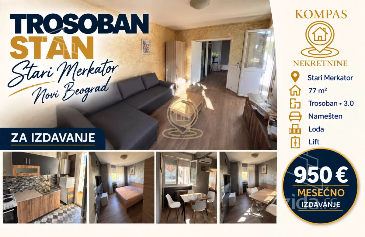 Trosoban stan | 4zida
