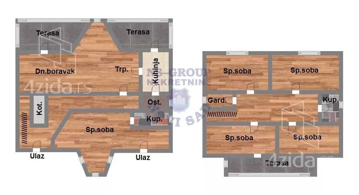 2-etažna kuća | 4zida