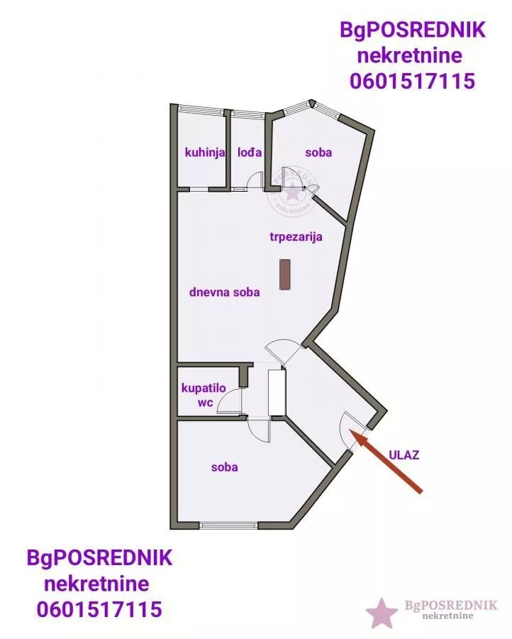 Trosoban stan | 4zida