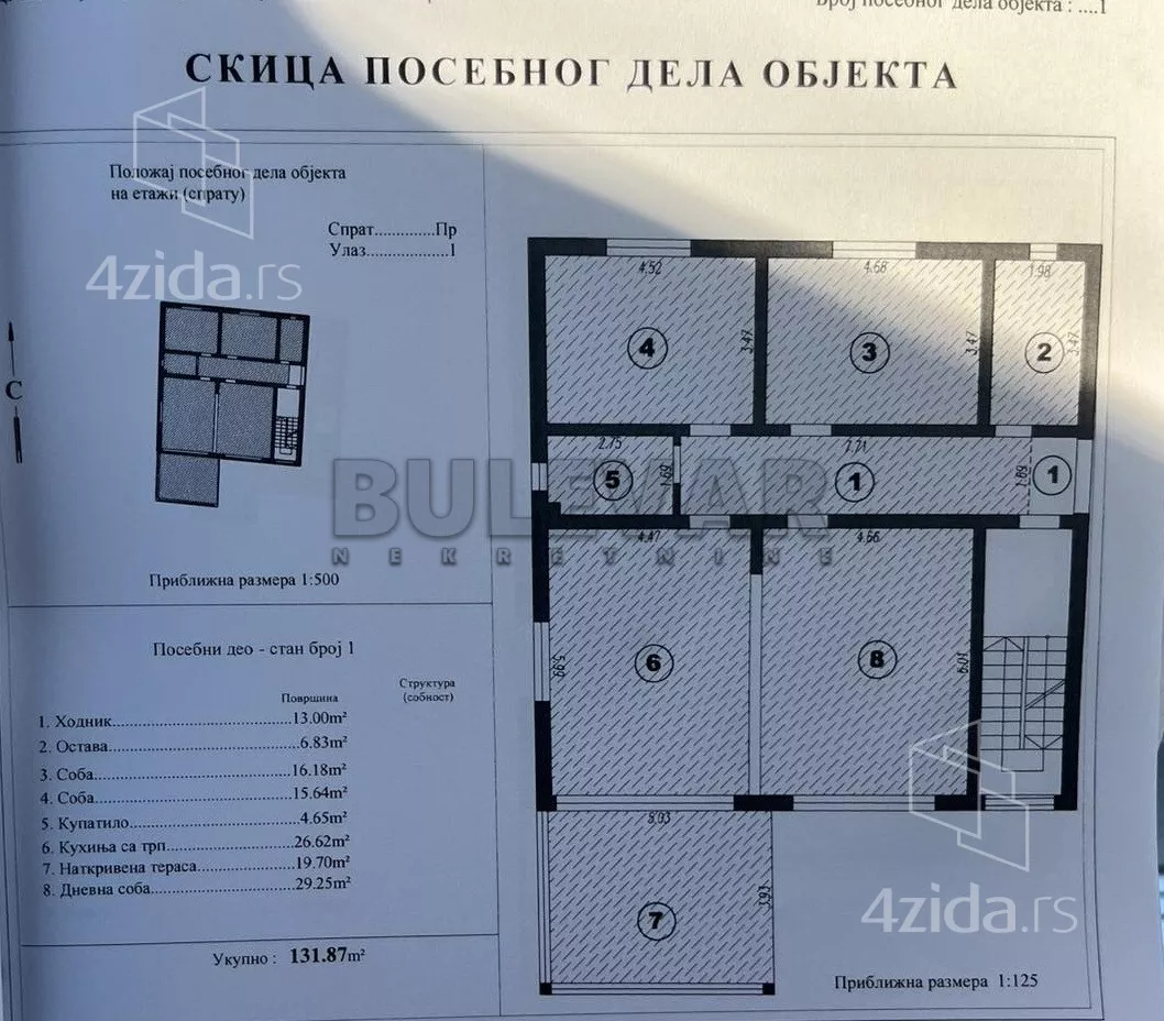 Troiposoban stan | 4zida