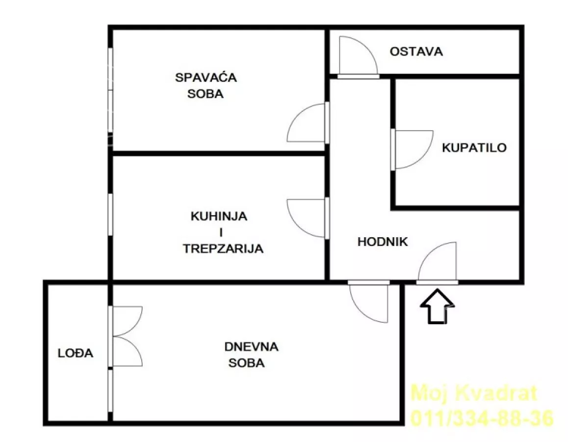 Troiposoban stan | 4zida