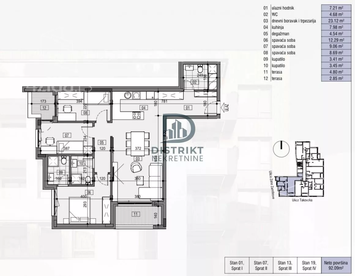 Dvoiposoban stan | 4zida