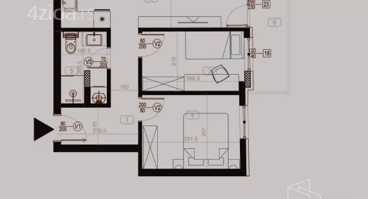 Dvoiposoban stan | 4zida