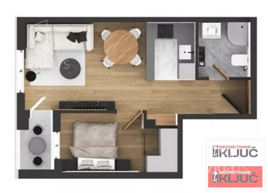 Dvosoban stan | 4zida