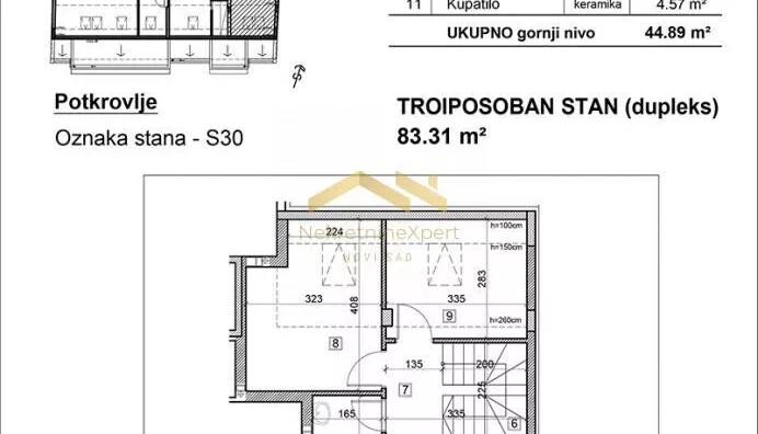 Troiposoban stan | 4zida
