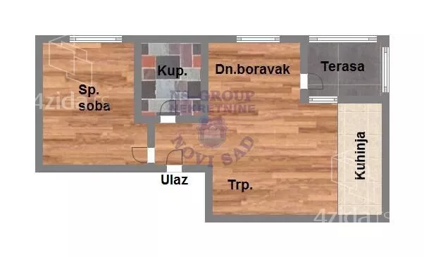 Dvosoban stan | 4zida