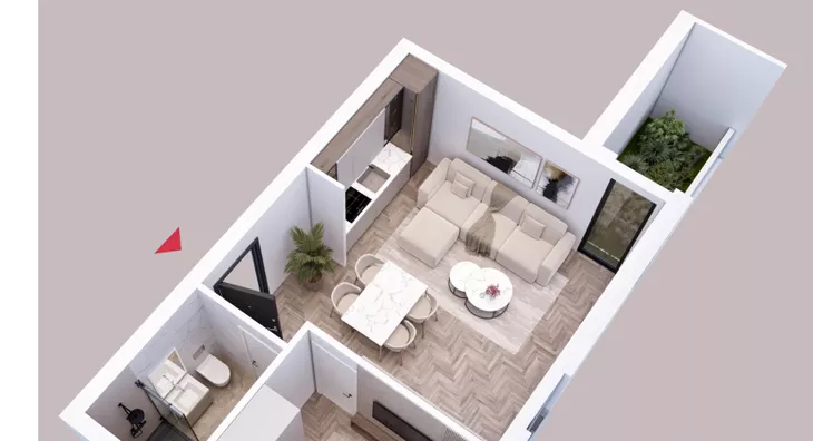 Jednoiposoban stan | 4zida