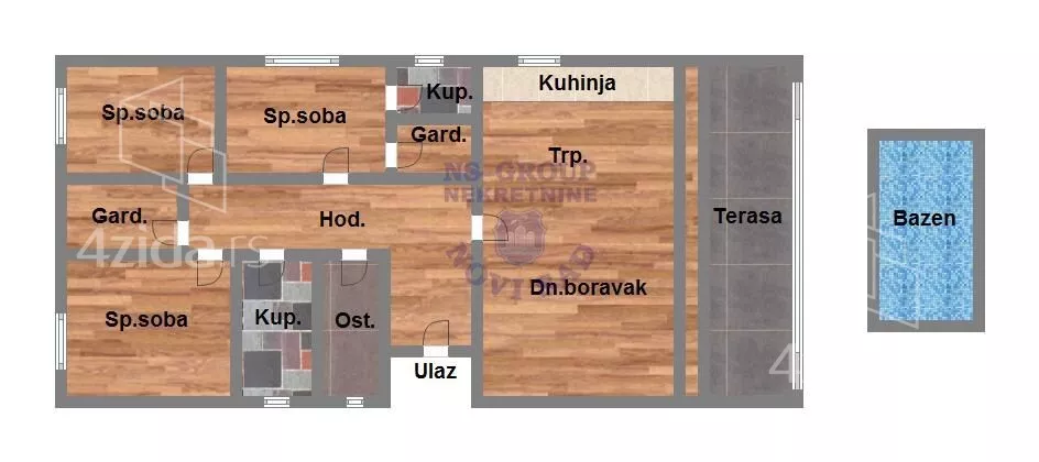 1-etažna kuća | 4zida