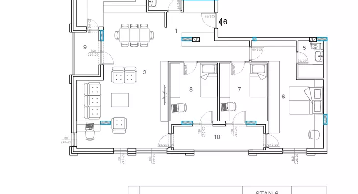 Troiposoban stan | 4zida