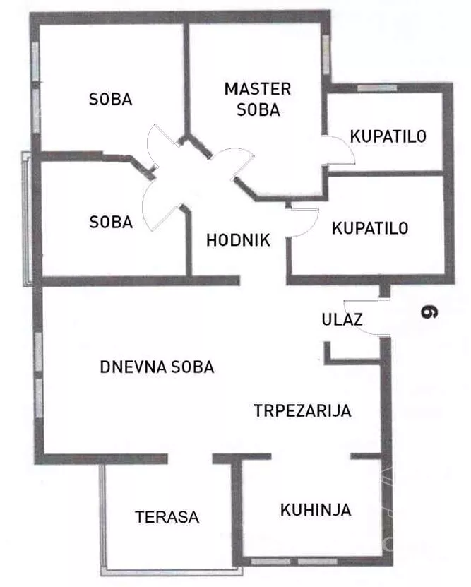 Troiposoban stan | 4zida