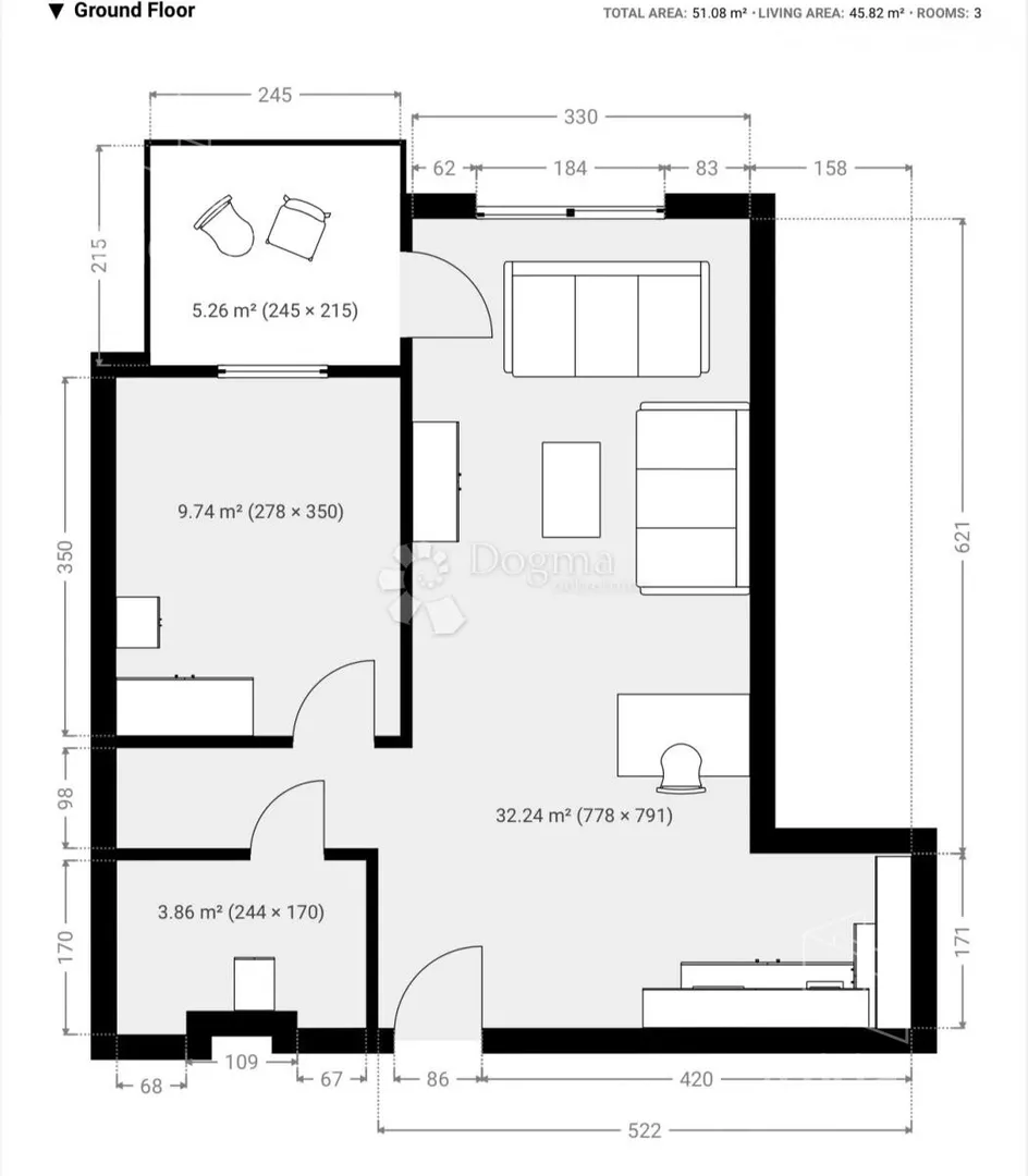 Dvosoban stan | 4zida