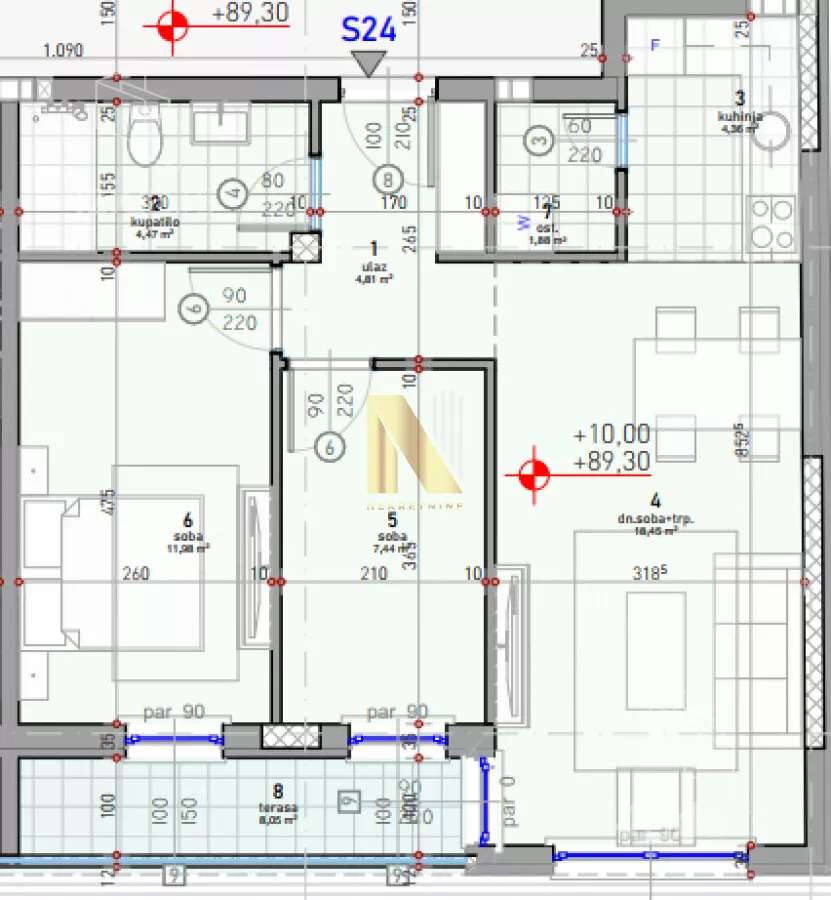 Trosoban stan | 4zida