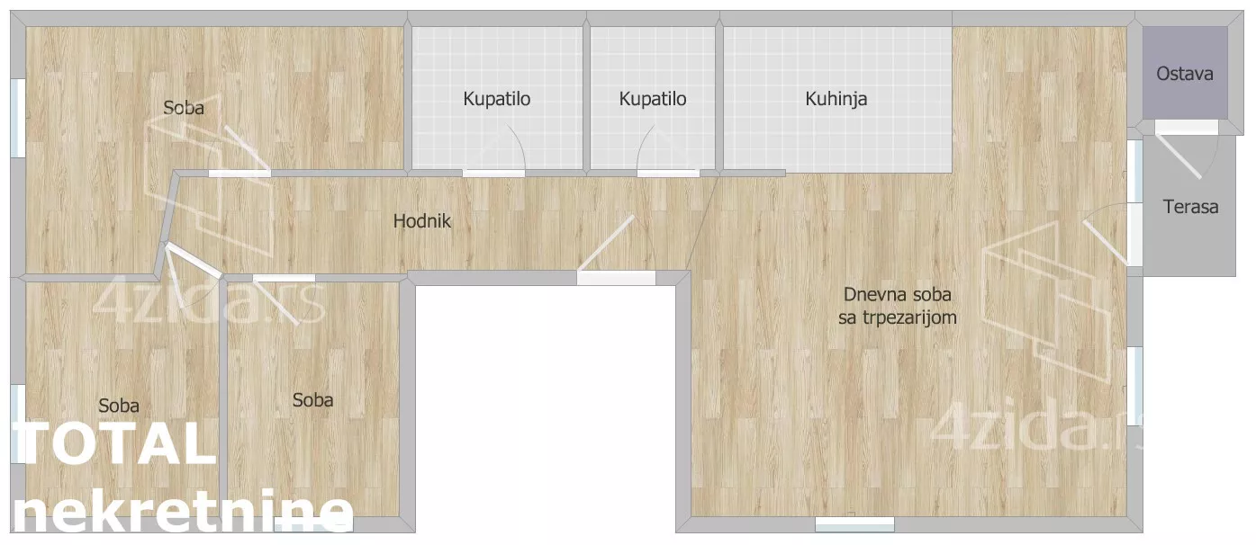 Troiposoban stan | 4zida