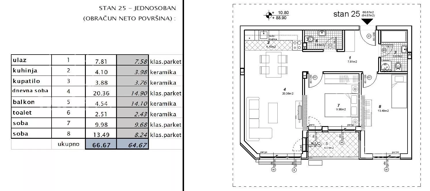 Trosoban stan | 4zida