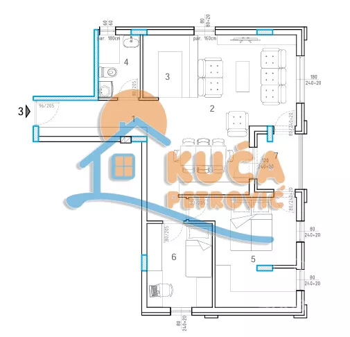 Dvoiposoban stan | 4zida