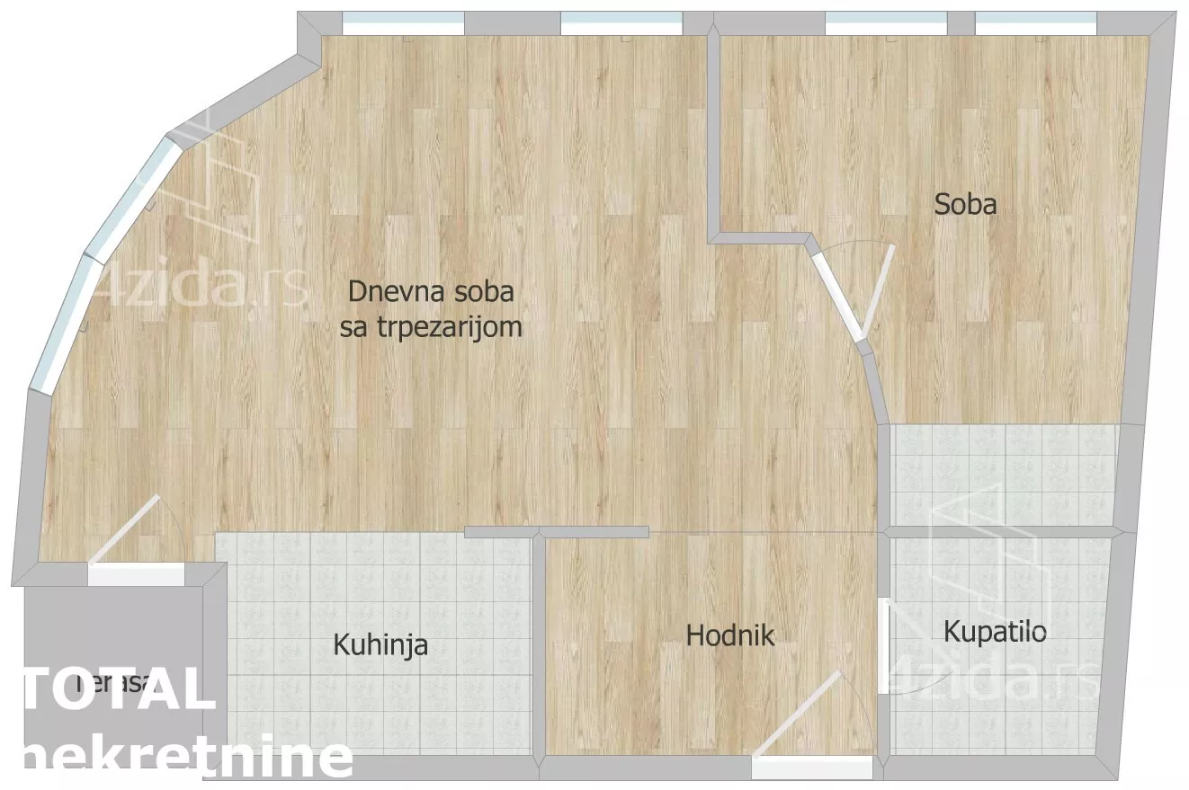 Dvosoban stan | 4zida