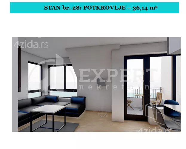 Jednoiposoban stan | 4zida