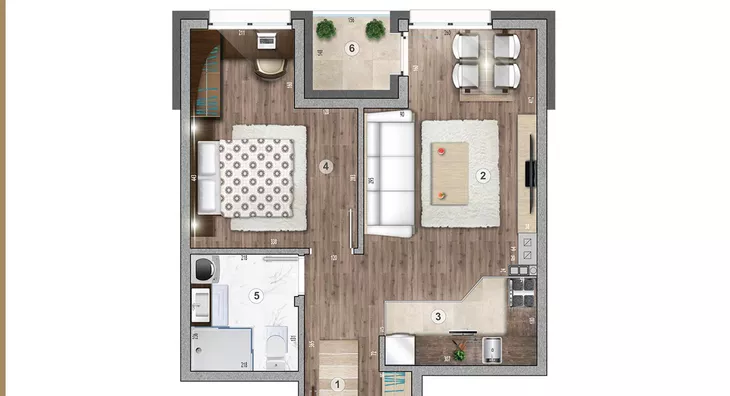 Jednosoban stan | 4zida