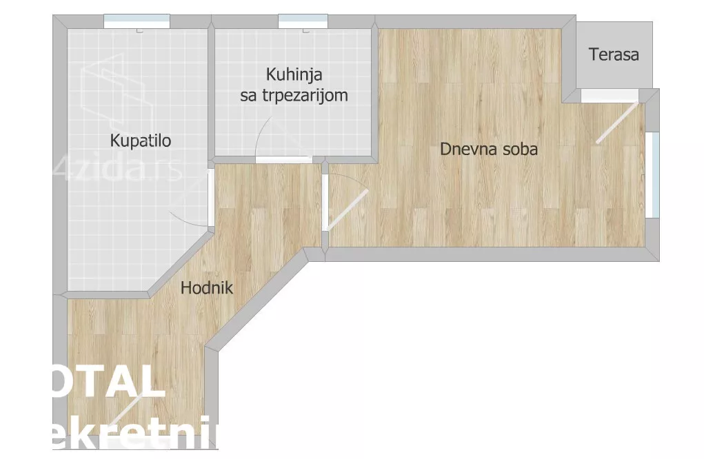 Jednosoban stan | 4zida