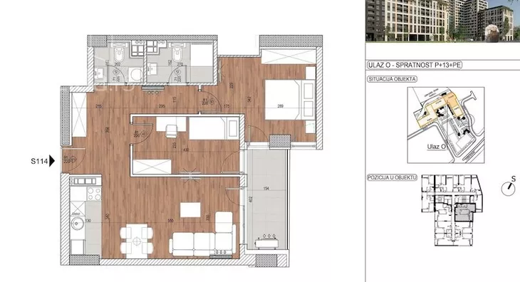 Trosoban stan | 4zida