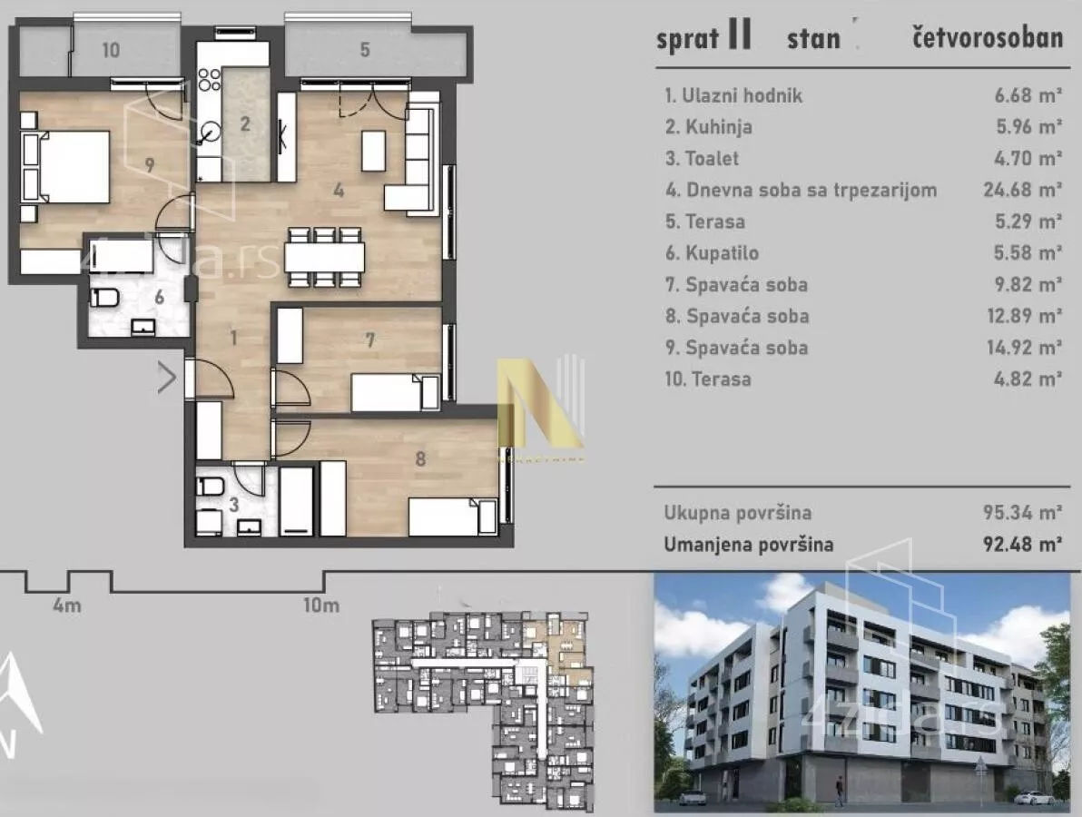 Četvorosoban stan | 4zida