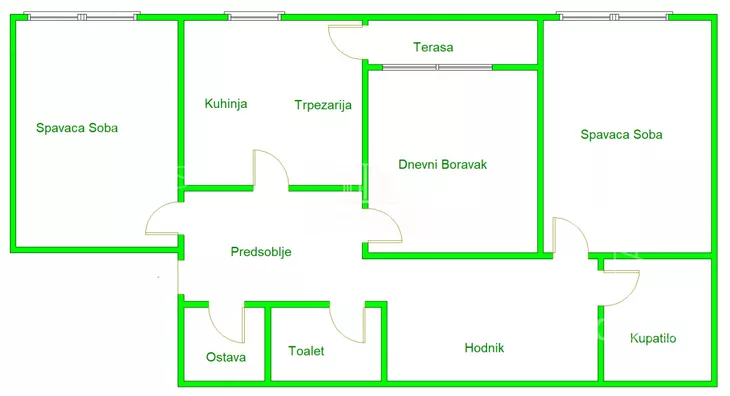 Trosoban stan | 4zida