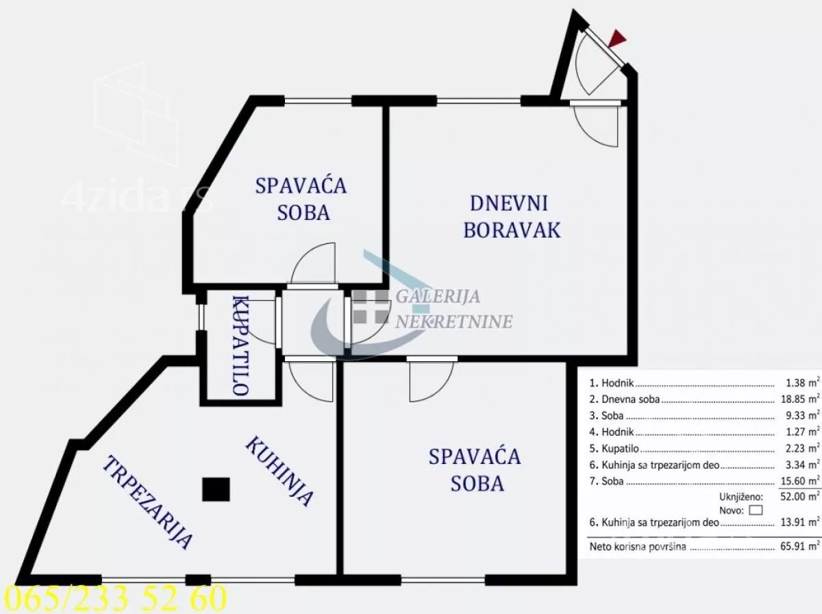 Trosoban stan | 4zida