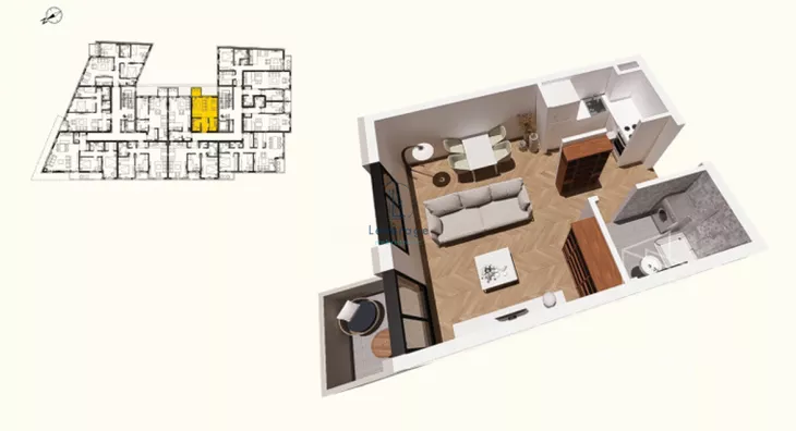 Jednosoban stan | 4zida