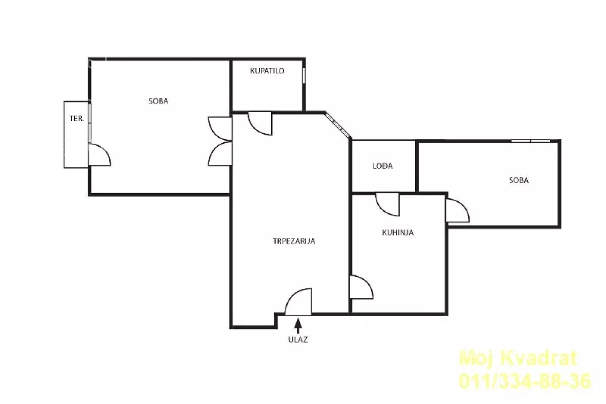 Trosoban stan | 4zida