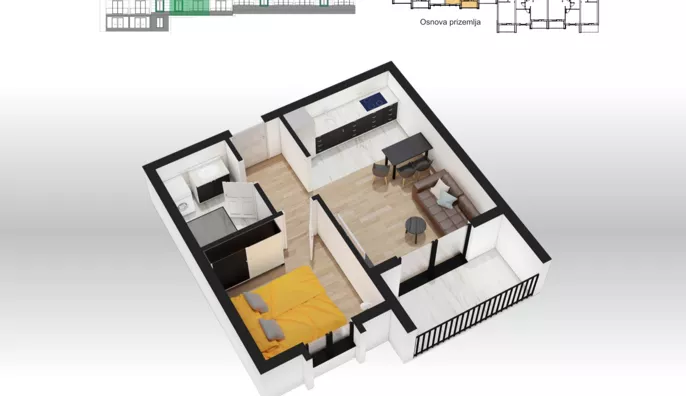 Dvosoban stan | 4zida