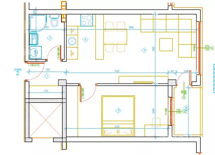 Jednoiposoban stan | 4zida