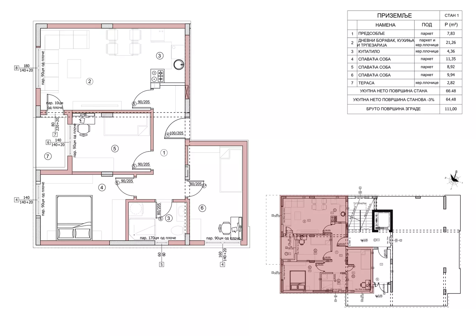 Troiposoban stan | 4zida