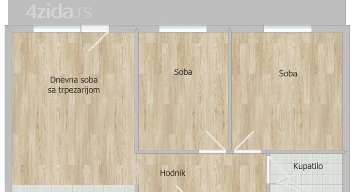 Trosoban stan | 4zida
