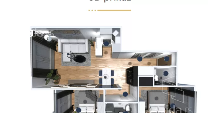 Trosoban stan | 4zida