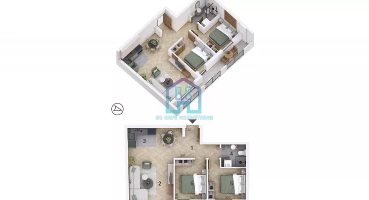 Dvoiposoban stan | 4zida