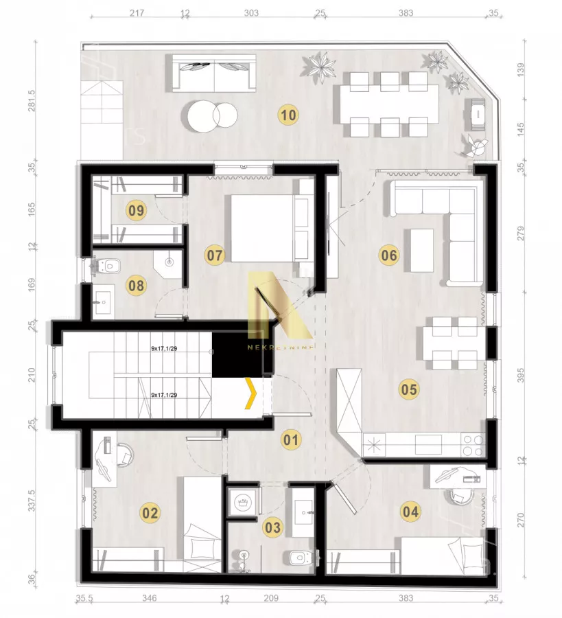 Troiposoban stan | 4zida