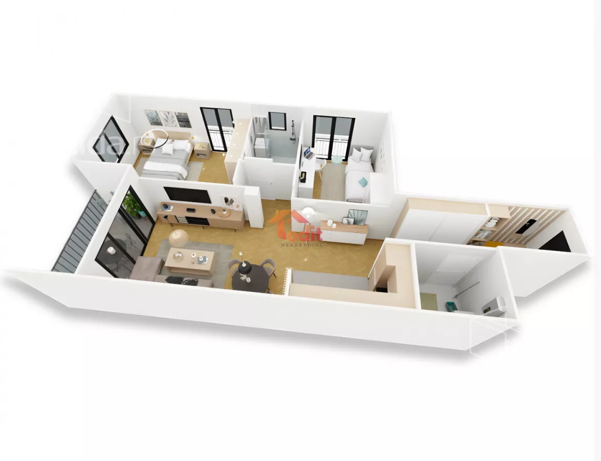 Trosoban stan | 4zida