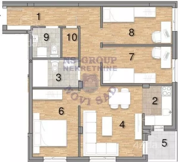 Četvorosoban stan | 4zida