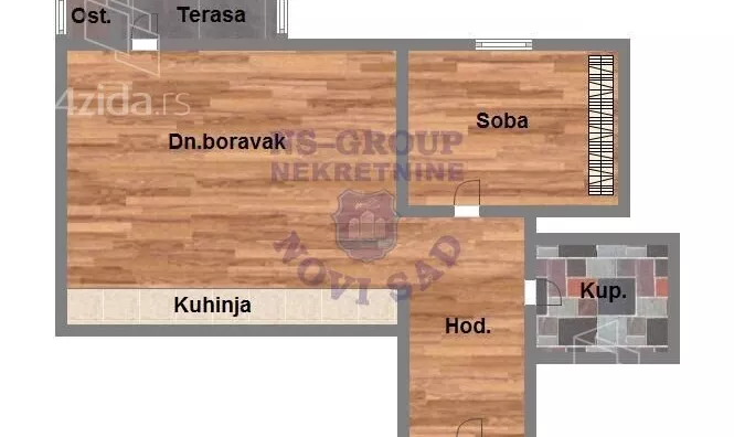 Dvosoban stan | 4zida