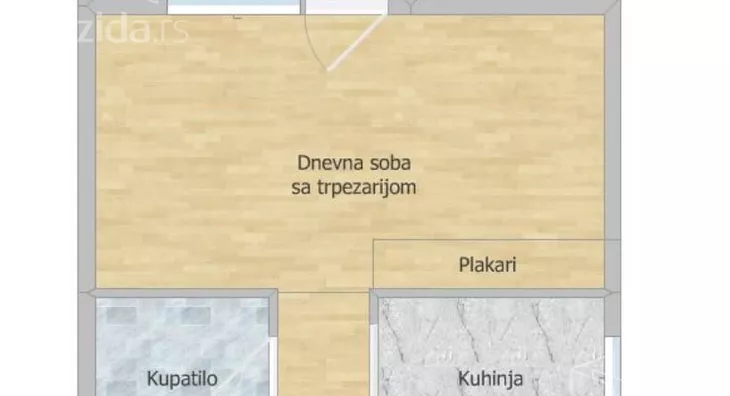 Jednosoban stan | 4zida