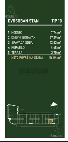 Dvosoban stan | 4zida