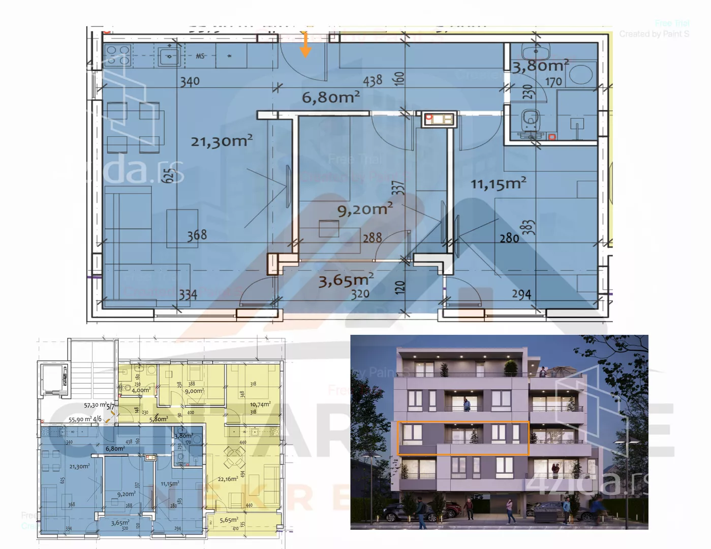Dvoiposoban stan | 4zida