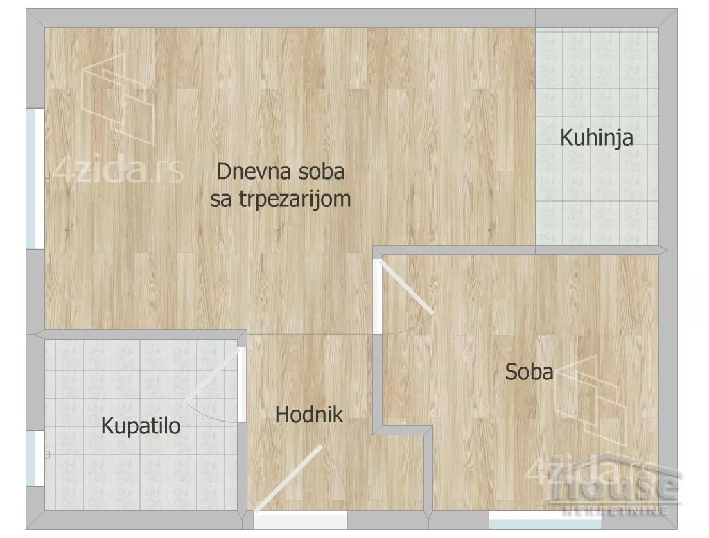 Jednoiposoban stan | 4zida