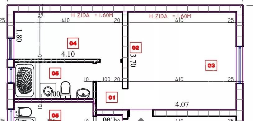 Jednoiposoban stan | 4zida