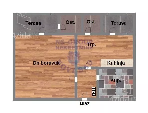 Jednosoban stan | 4zida