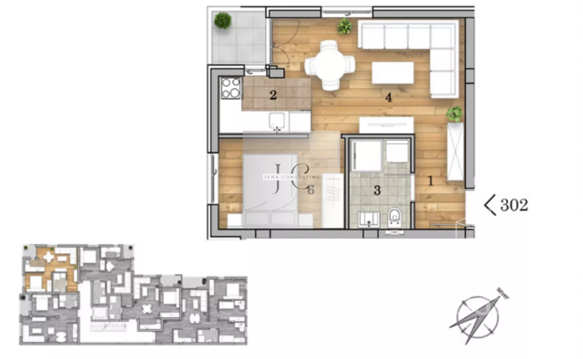 Dvosoban stan | 4zida