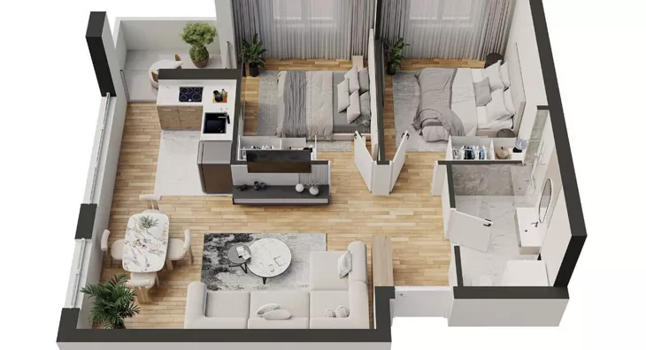 Trosoban stan | 4zida