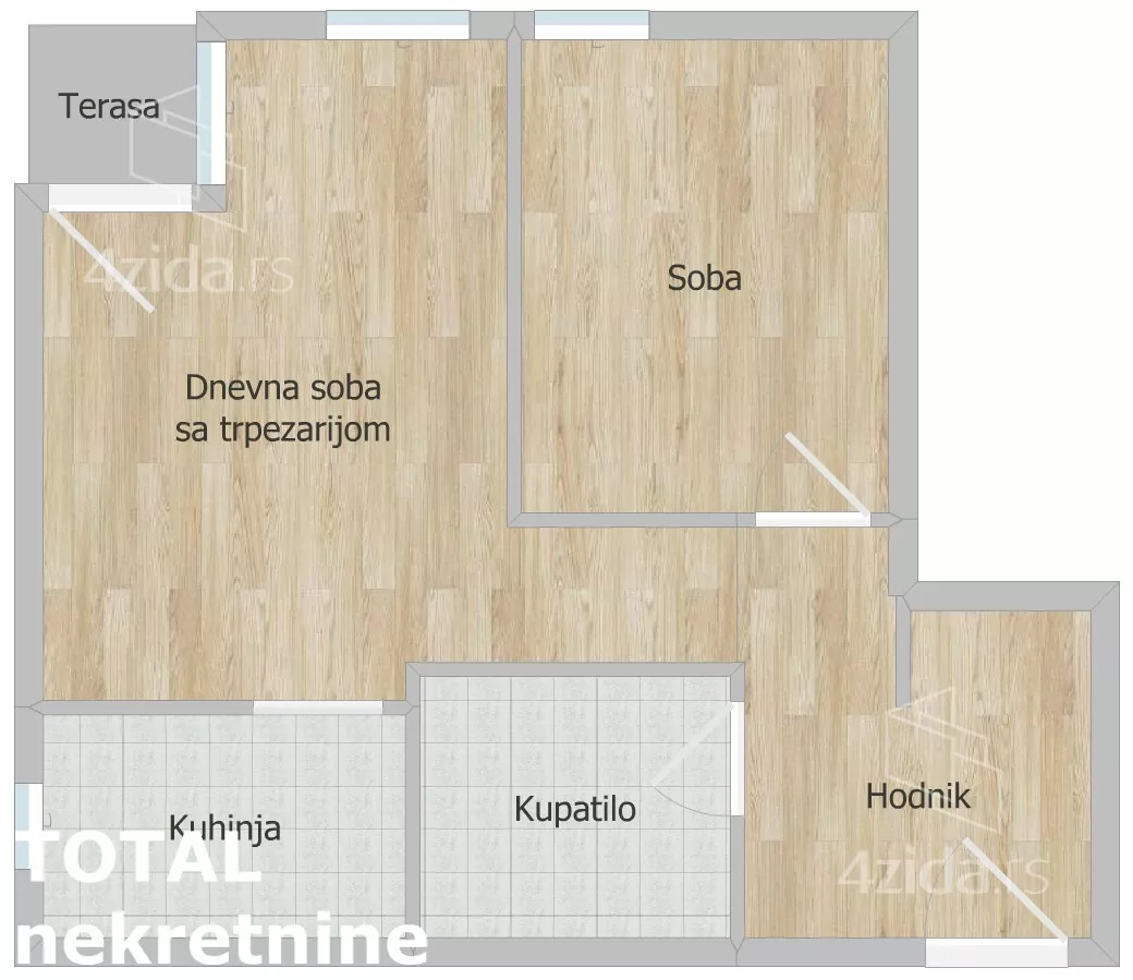 Jednoiposoban stan | 4zida